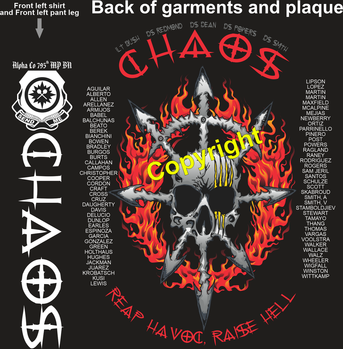 ALPHA 795 CHAOS GRADUATING DAY 2-13-2025 PRE ORDER