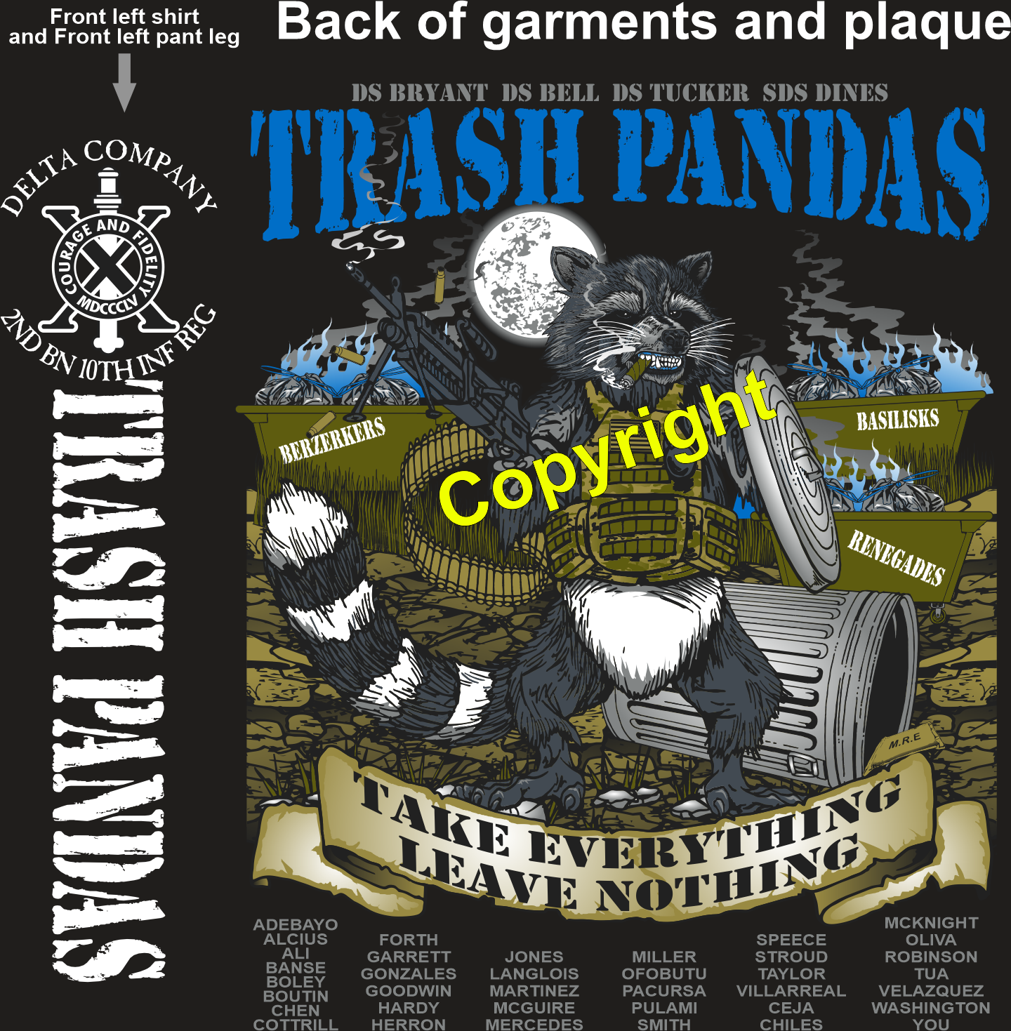 2023 Trash Pandas Specialty Jerseys